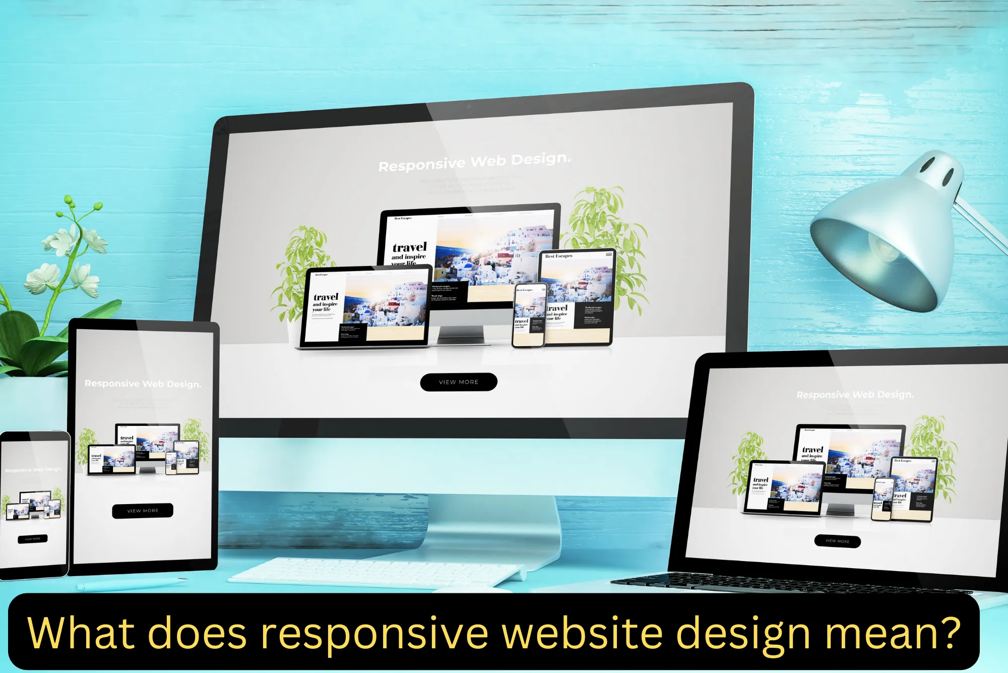 What does responsive website design mean