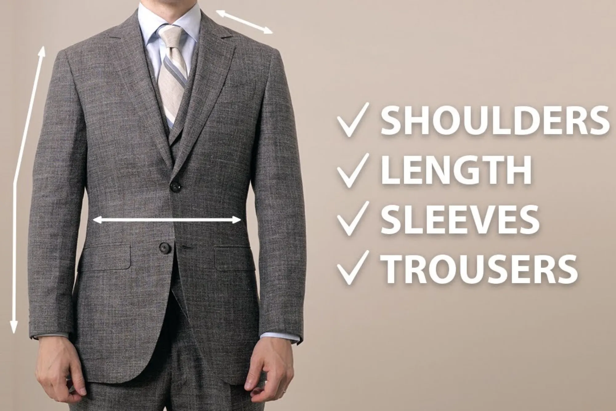 How should a men's suit jacket fit