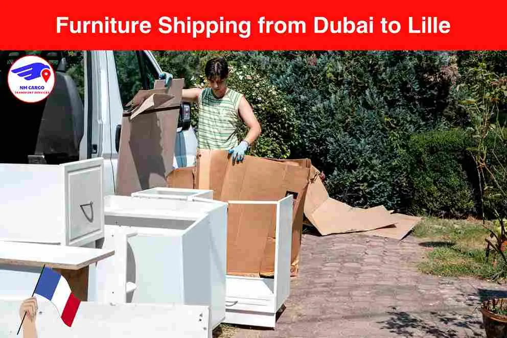 Furniture Shipping from Dubai to Lille