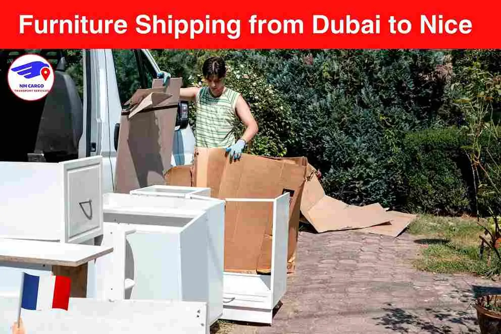 Furniture Shipping from Dubai to Nice