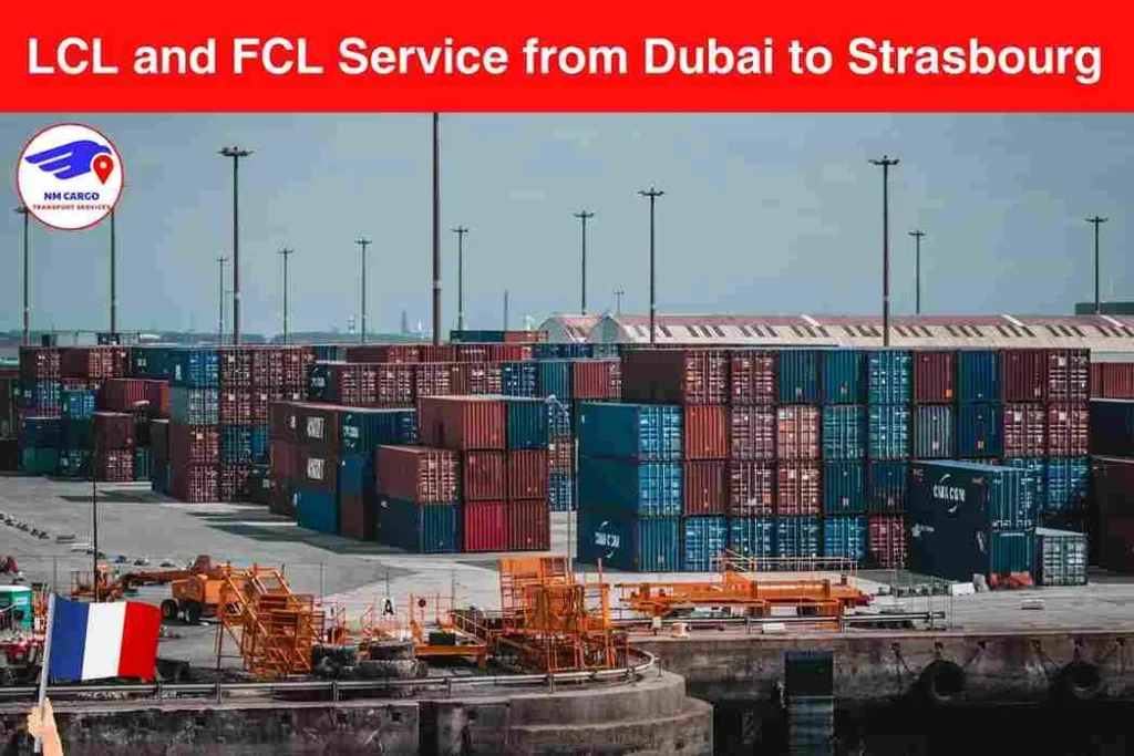 LCL and FCL Service from Dubai to Strasbourg