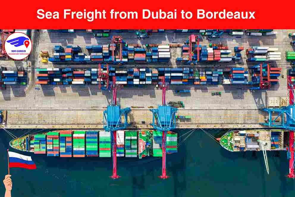 Sea Freight from Dubai to Bordeaux