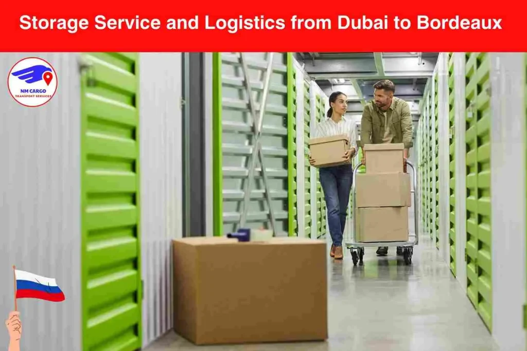 Storage Service and Logistics from Dubai to Bordeaux