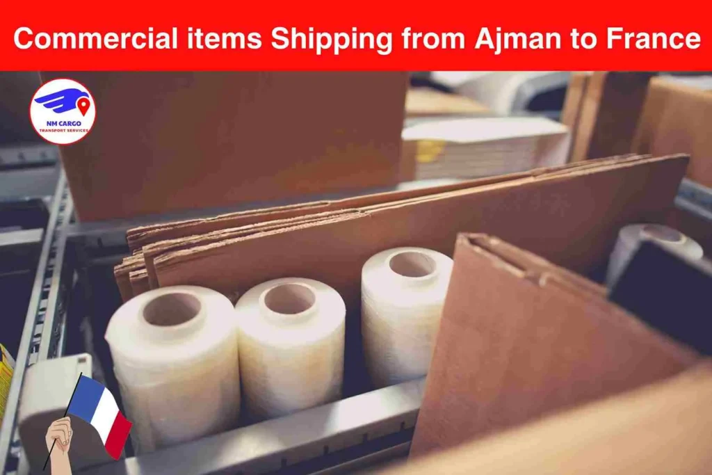 Commercial items Shipping from Ajman to France