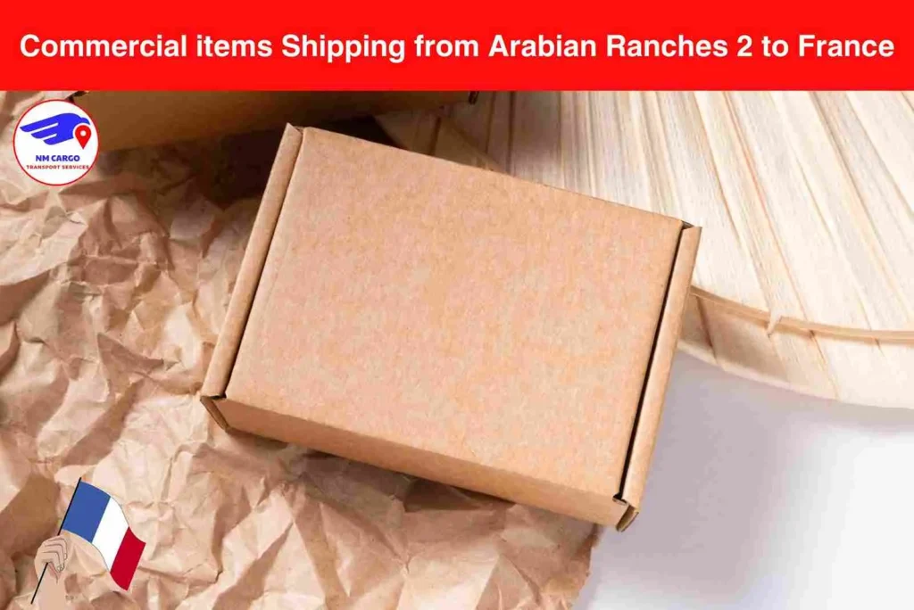 Commercial items Shipping from Arabian Ranches 2 to France