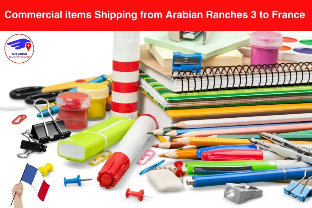 Commercial items Shipping from Arabian Ranches 3 to France