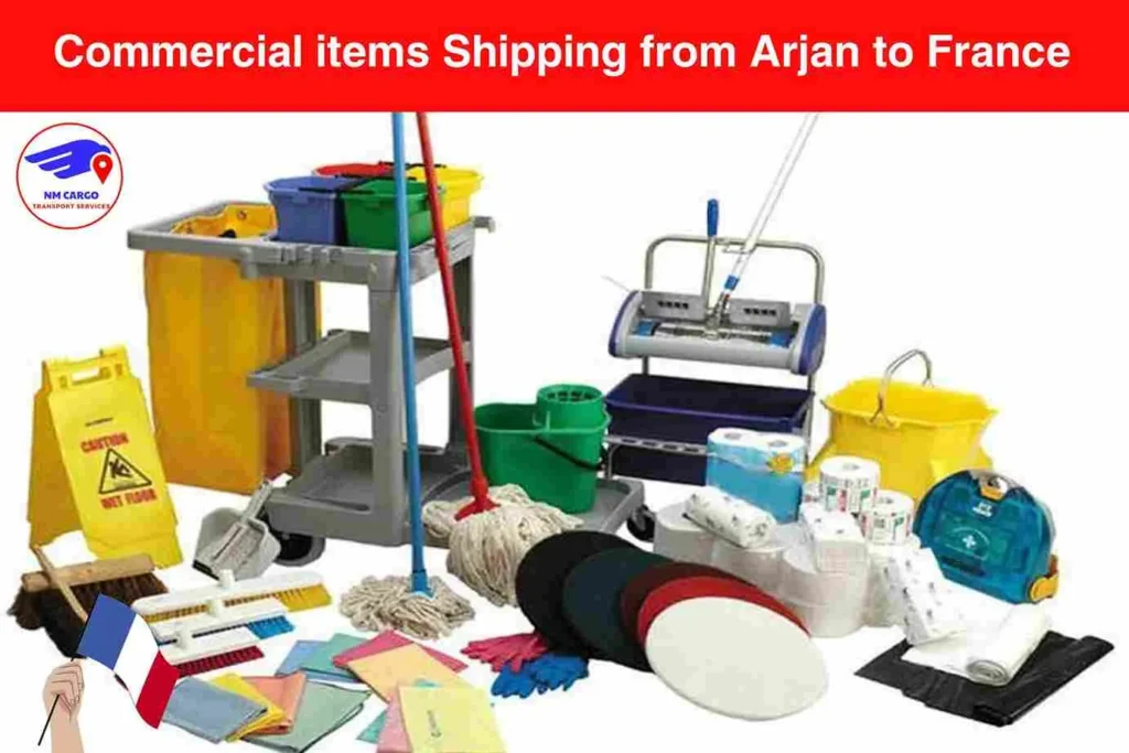 Commercial items Shipping from Arjan to France