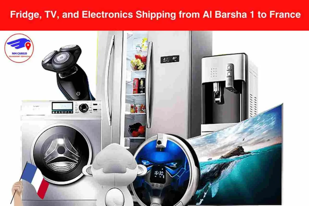 Fridge, TV, and Electronics Shipping from Al Barsha 1 to France