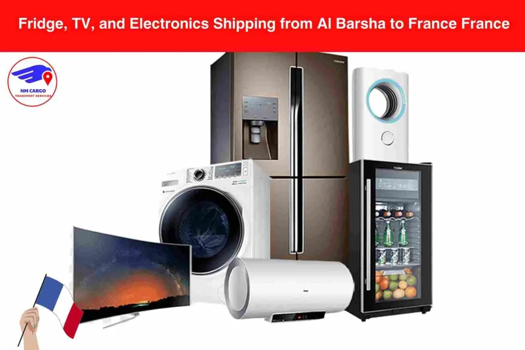 Fridge, TV, and Electronics Shipping from Al Barsha to France France