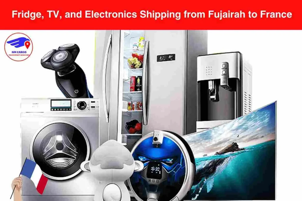 Fridge, TV, and Electronics Shipping from Fujairah to France