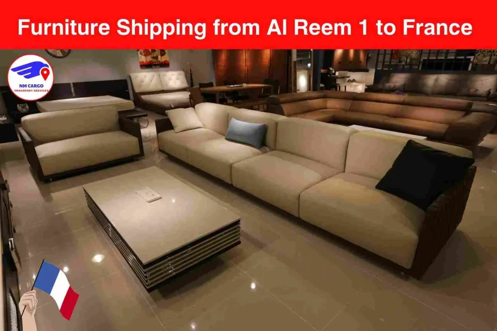 Furniture Shipping from Al Reem 1 to France