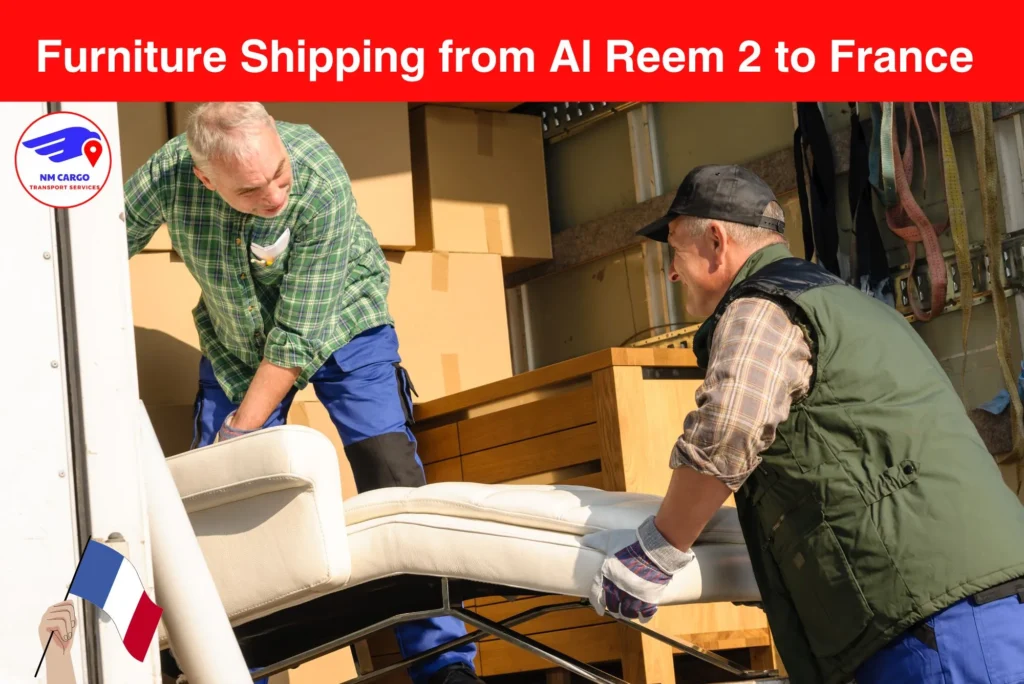 Furniture Shipping from Al Reem 2 to France