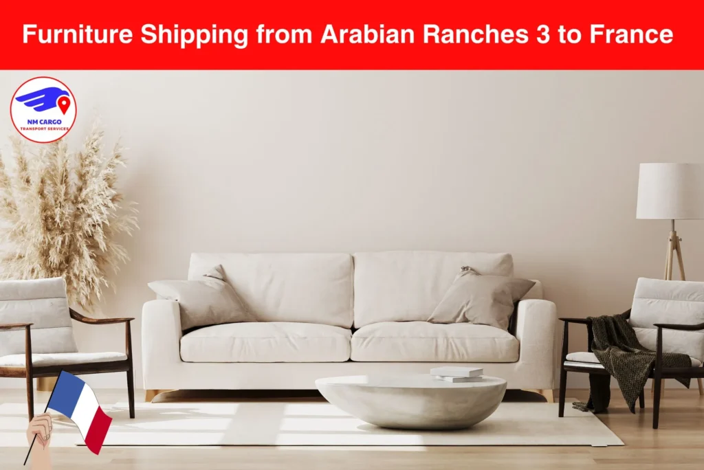 Furniture Shipping from Arabian Ranches 3 to France