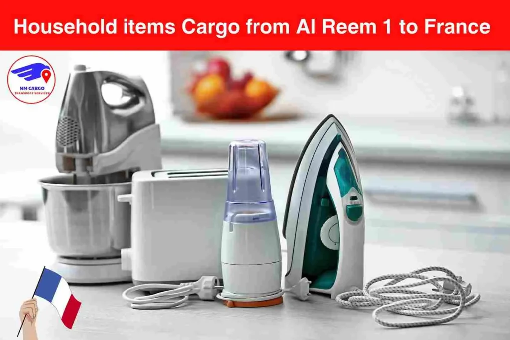 Household items Cargo from Al Reem 1 to France