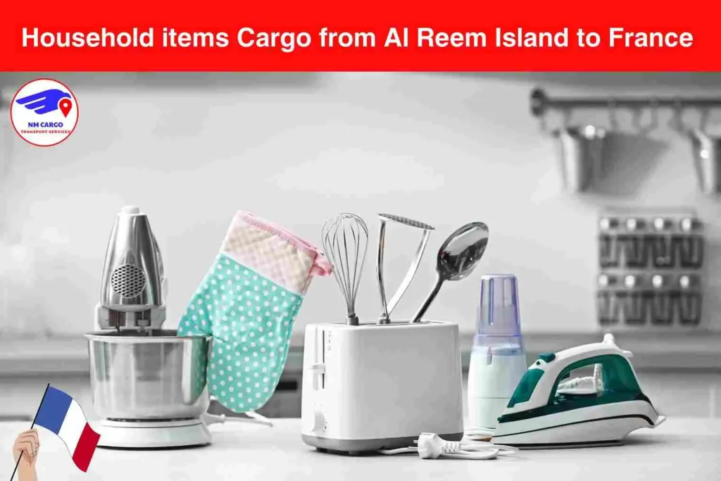 Household items Cargo from Al Reem Island to France