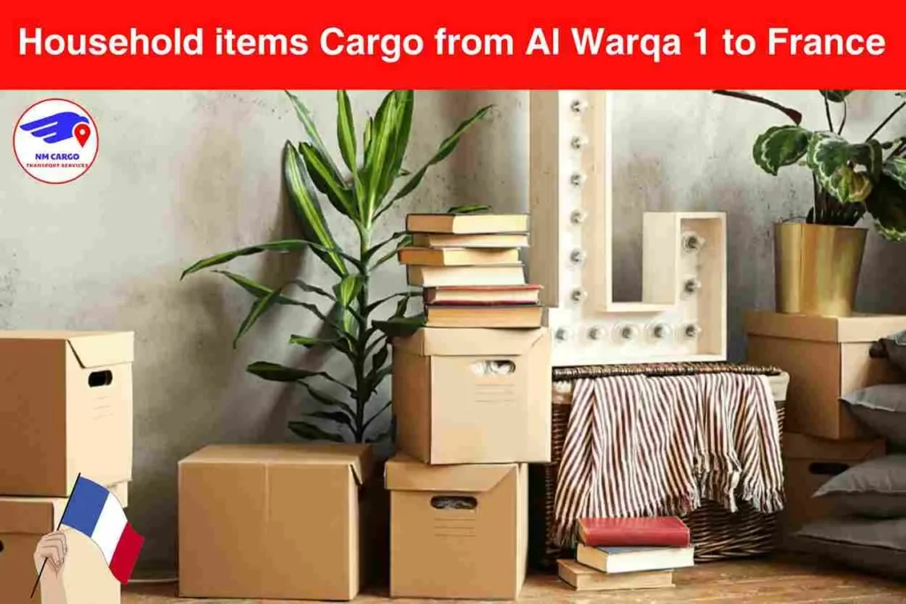 Household items Cargo from Al Warqa 1 to France