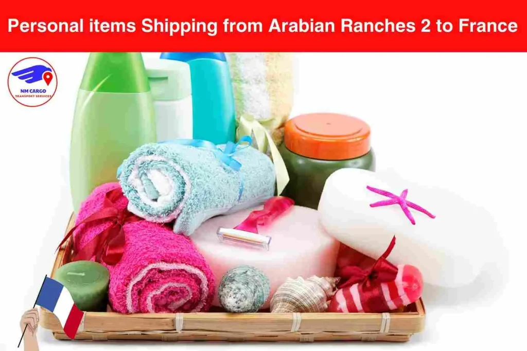 Personal items Shipping from Arabian Ranches 2 to France