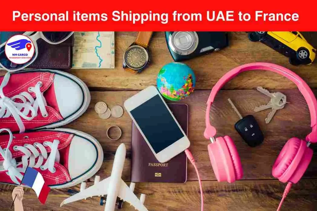 Personal items Shipping from UAE to France