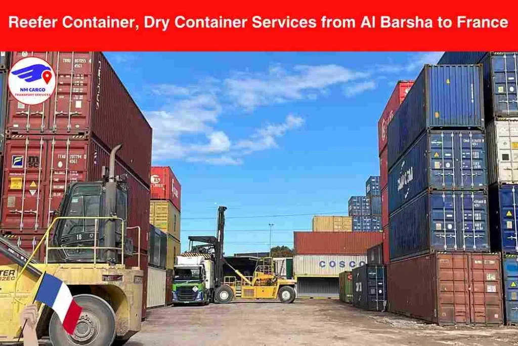 Reefer Container, Dry Container Services from Al Barsha to France