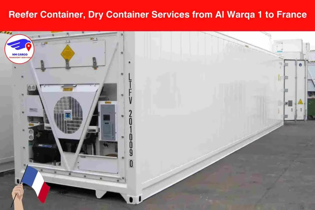 Reefer Container, Dry Container Services from Al Warqa 1 to France