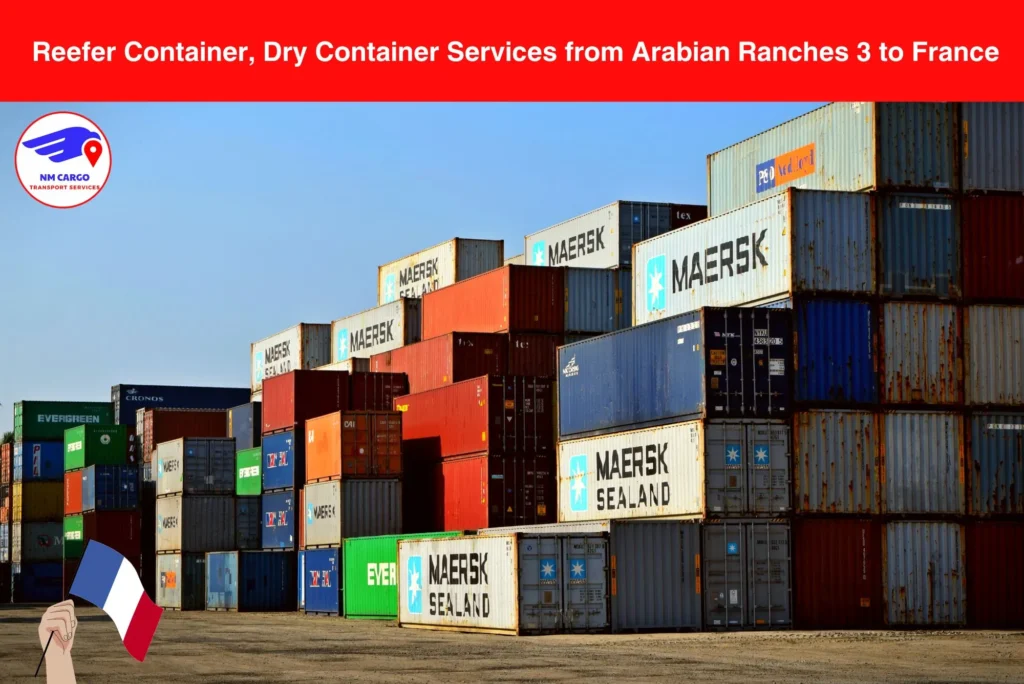 Reefer Container, Dry Container Services from Arabian Ranches 3 to France