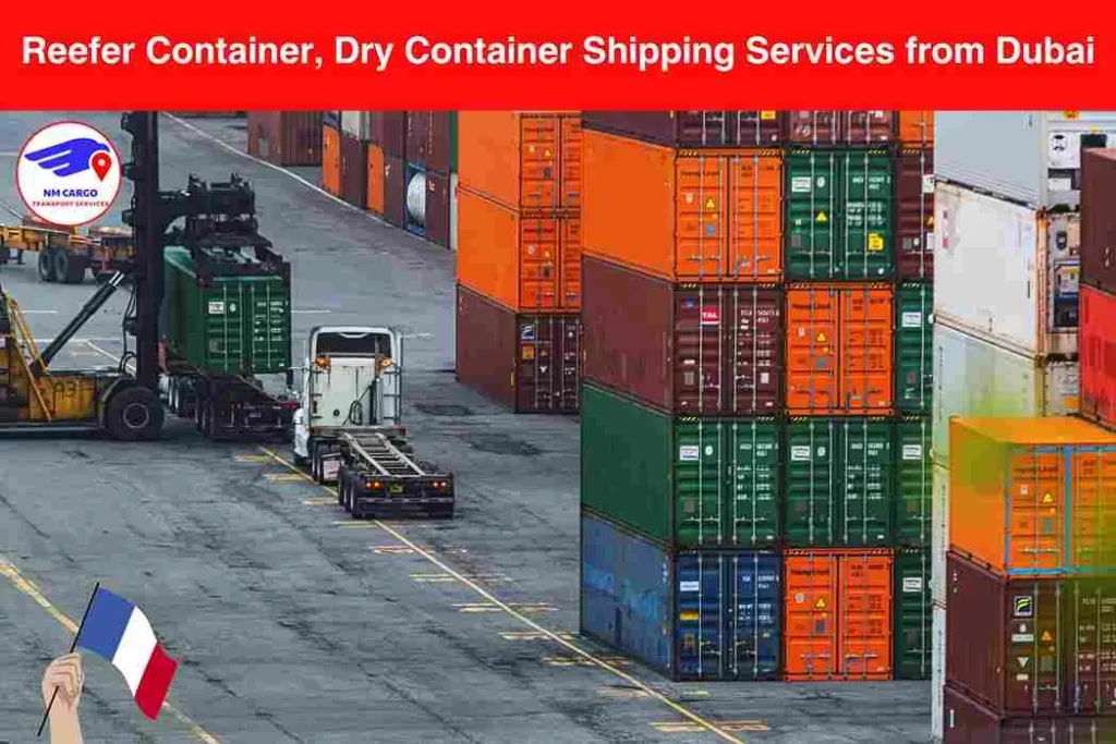 Reefer Container, Dry Container Shipping Services from Dubai to Grenoble