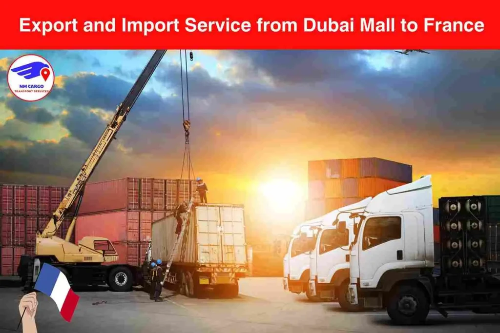 Export and Import Service from Dubai Mall to France​