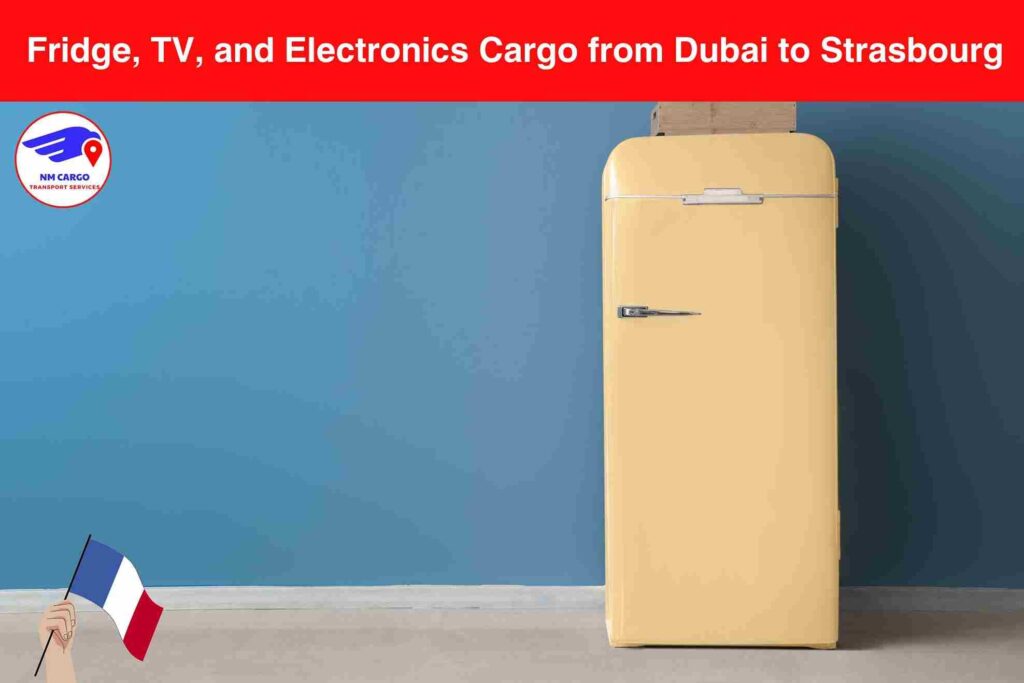 Fridge, TV, and Electronics Cargo from Dubai to Strasbourg​