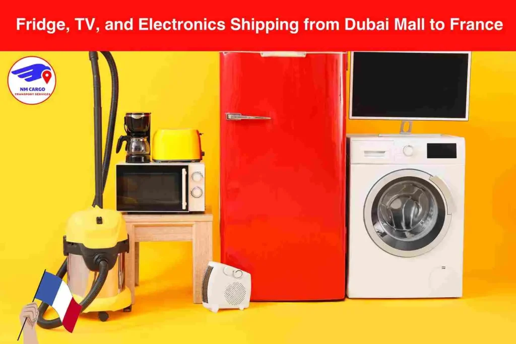 Fridge, TV, and Electronics Shipping from Dubai Mall to France​