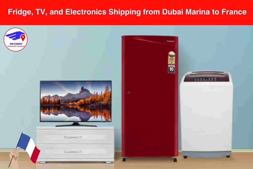 Fridge, TV, and Electronics Shipping from Dubai Marina to France​