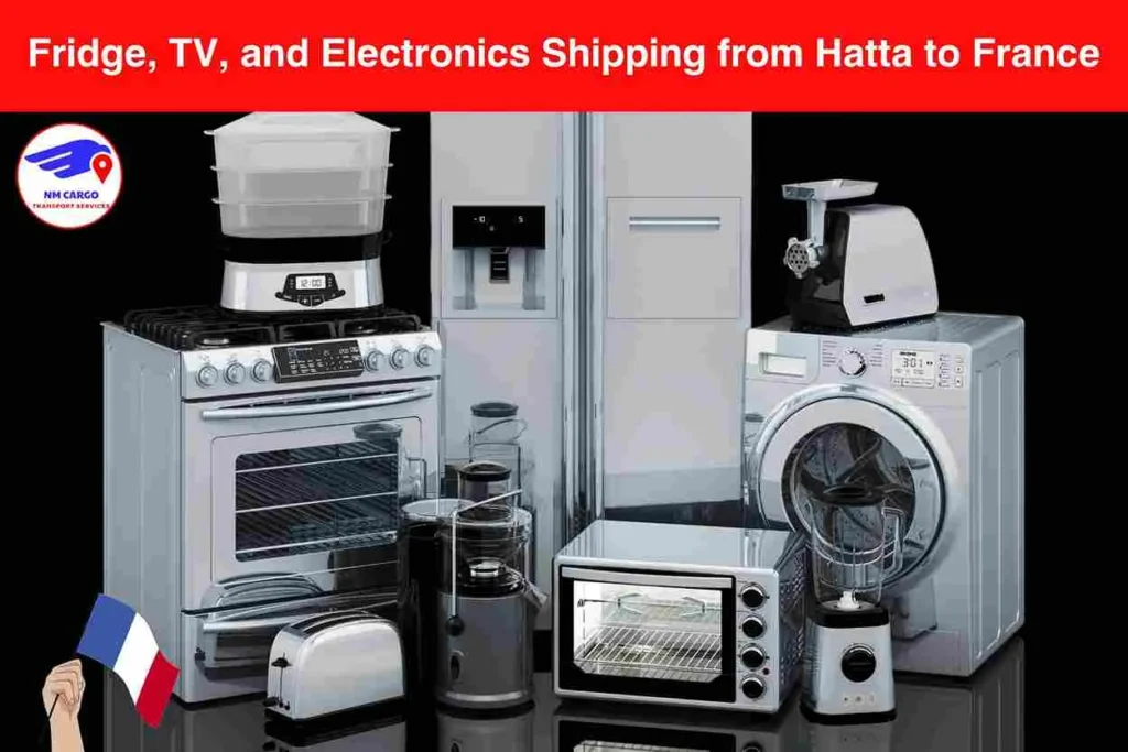 Fridge, TV, and Electronics Shipping from Hatta to France