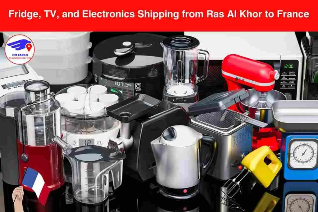 Fridge, TV, and Electronics Shipping from Ras Al Khor to France