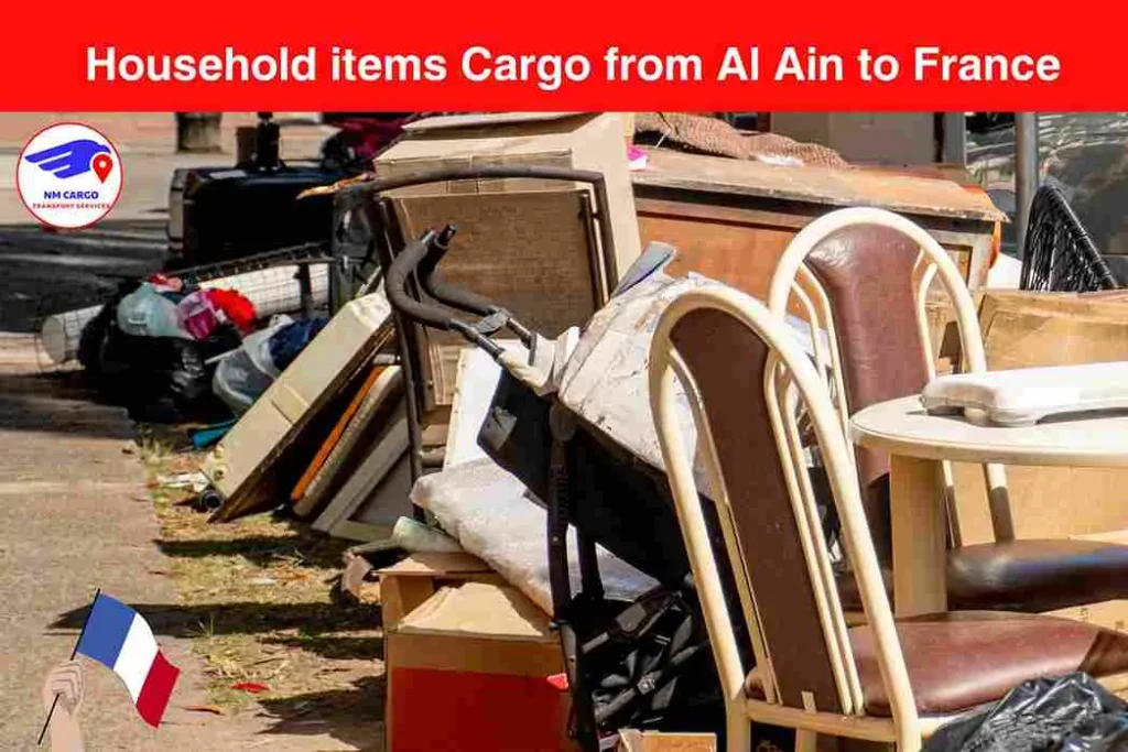 Household items Cargo from Al Ain to France