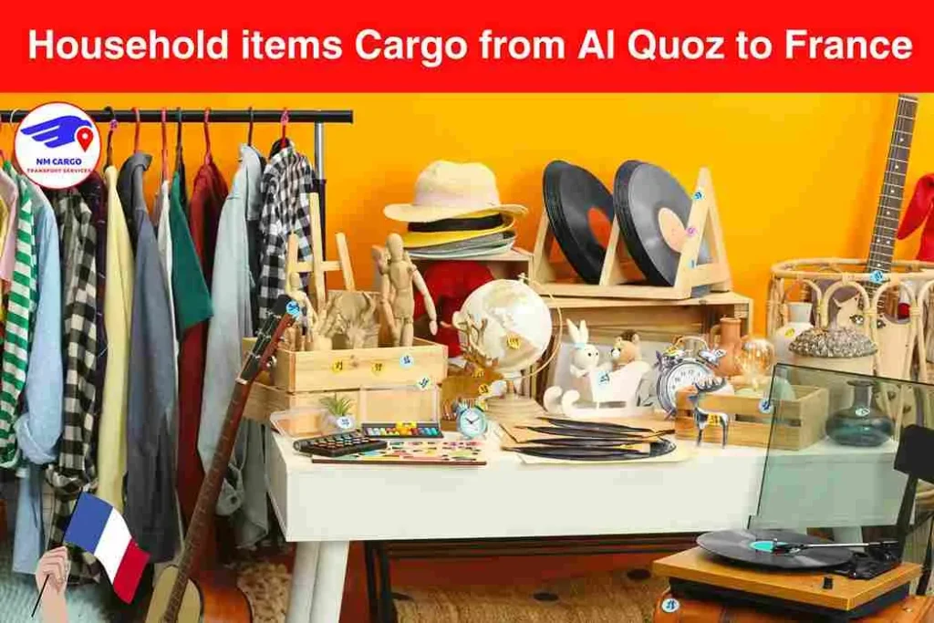 Household items Cargo from Al Quoz to France