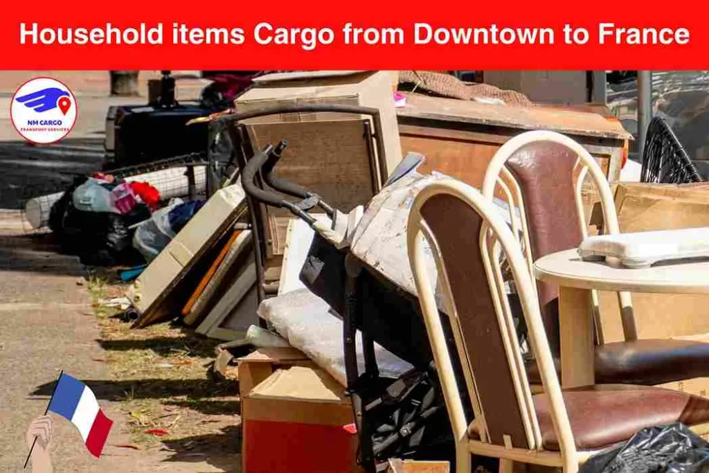 Household items Cargo from Downtown to France​