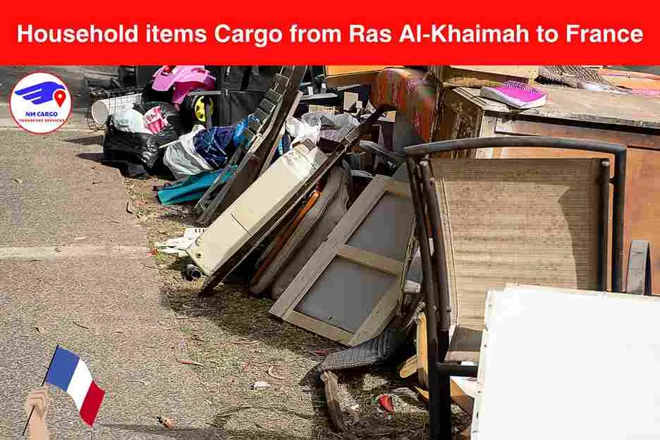 Household items Cargo from Ras Al-Khaimah to France