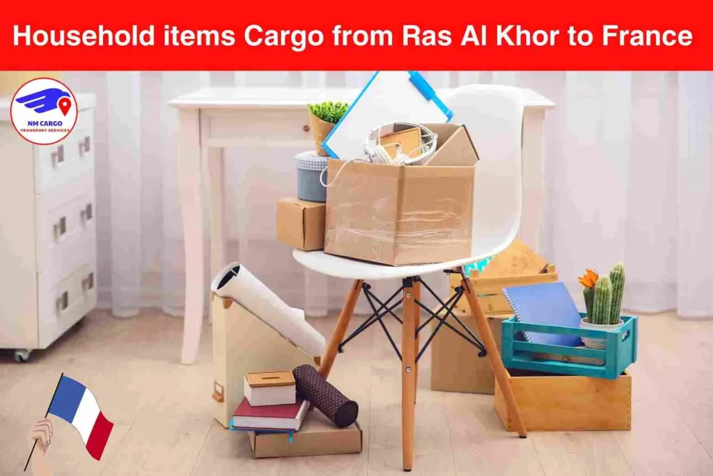 Household items Cargo from Ras Al Khor to France