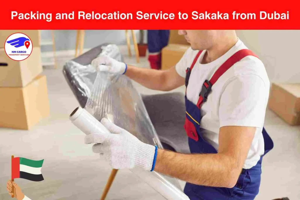 Packing and Relocation Service to Sakaka from Dubai​