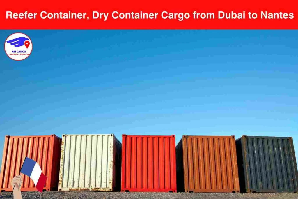 Reefer Container, Dry Container Cargo from Dubai to Nantes​