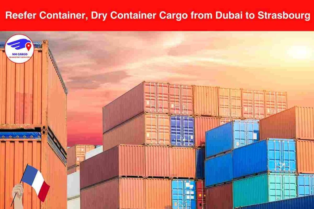 Reefer Container, Dry Container Cargo from Dubai to Strasbourg​