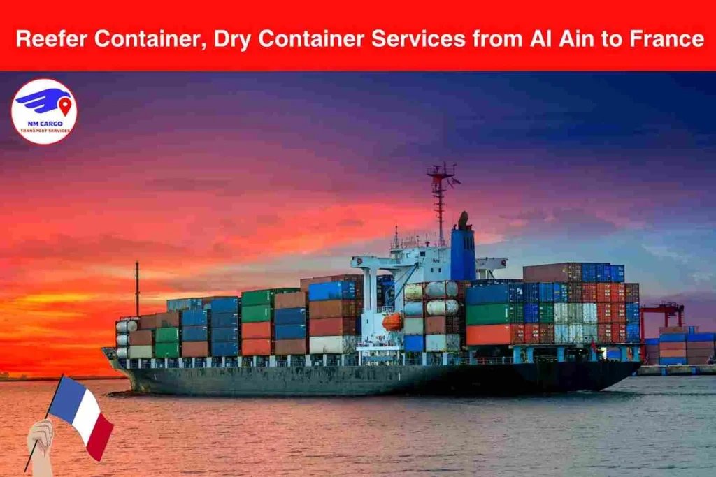 Reefer Container, Dry Container Services from Al Ain to France