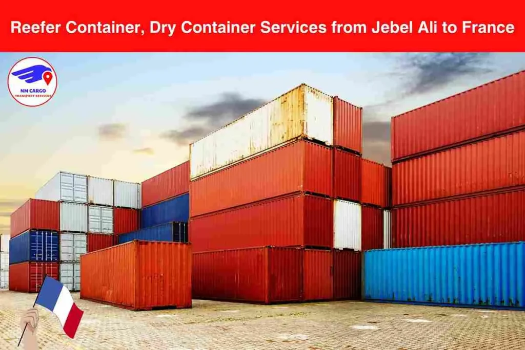 Reefer Container, Dry Container Services from Jebel Ali to France