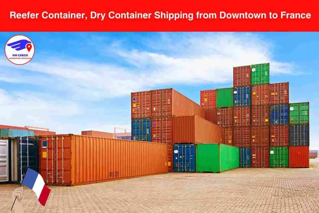 Reefer Container, Dry Container Shipping from Downtown to France​