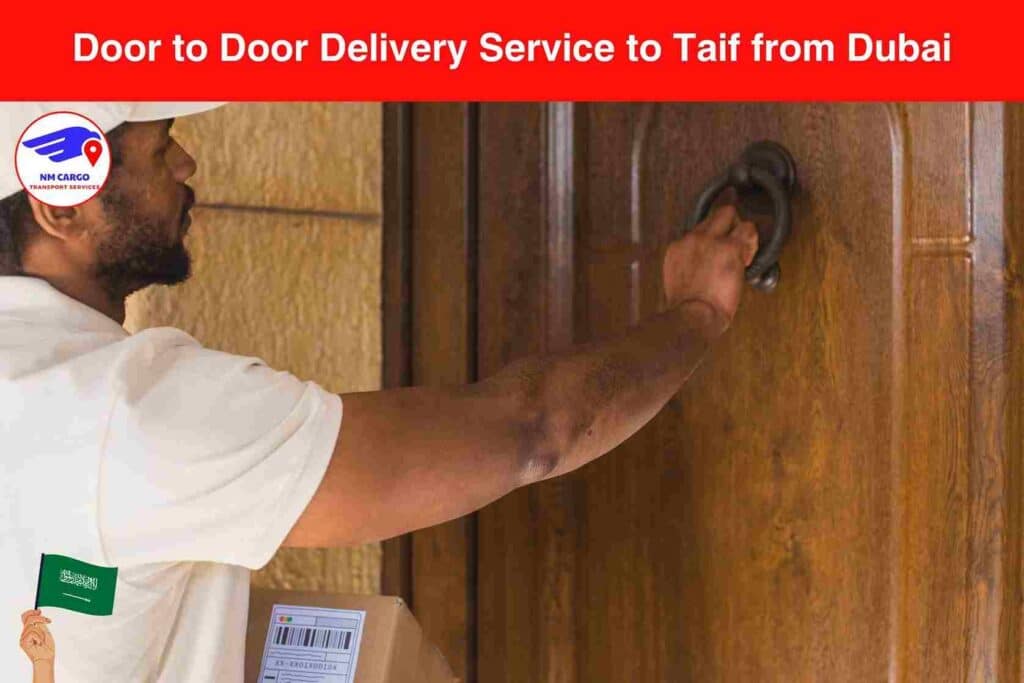 Door to Door Delivery Service to Taif from Dubai​