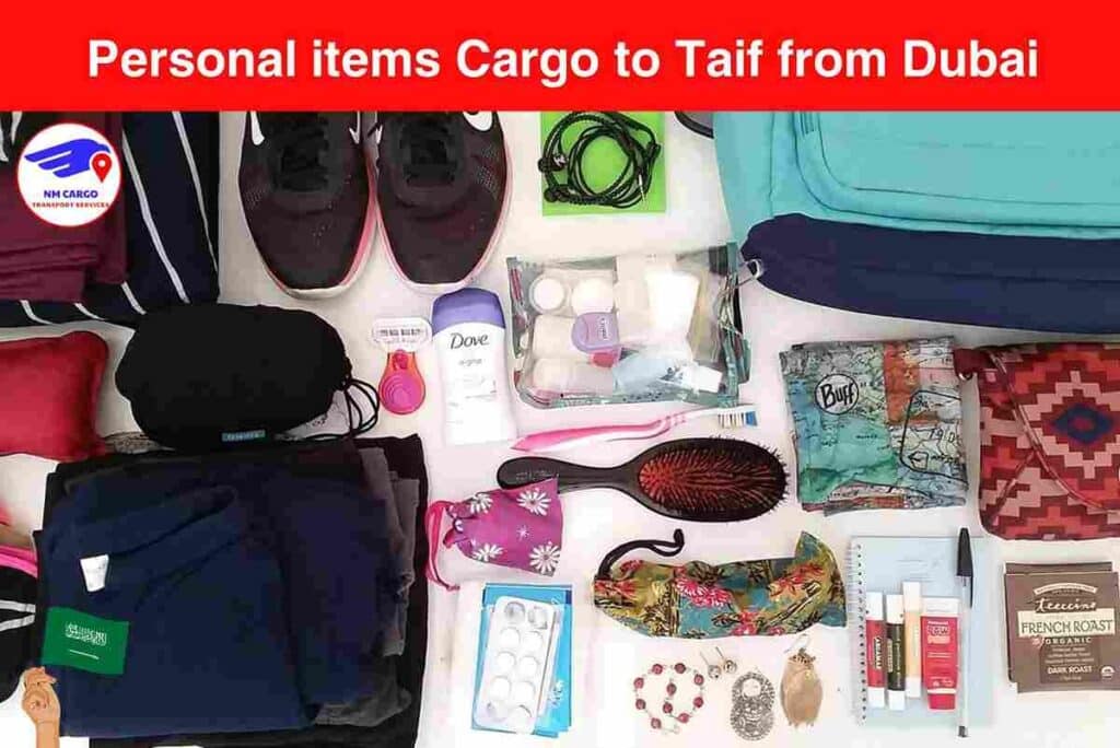 Personal items Cargo to Taif from Dubai​