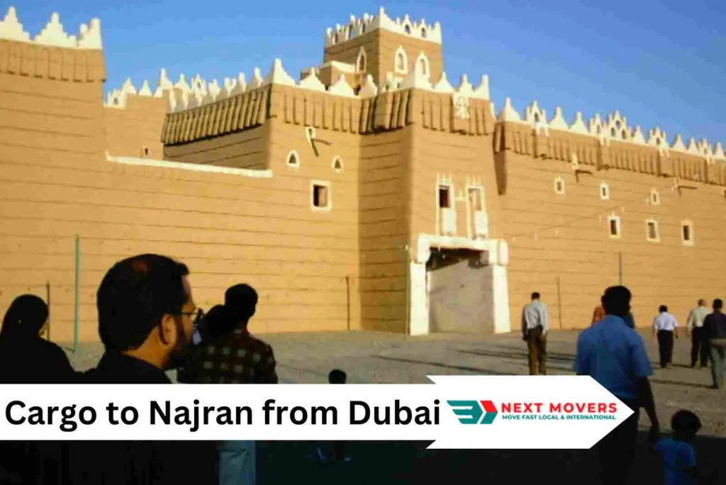 Cargo to Najran from Dubai