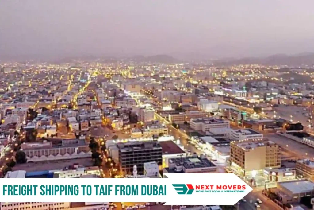 Freight Shipping to Taif from Dubai