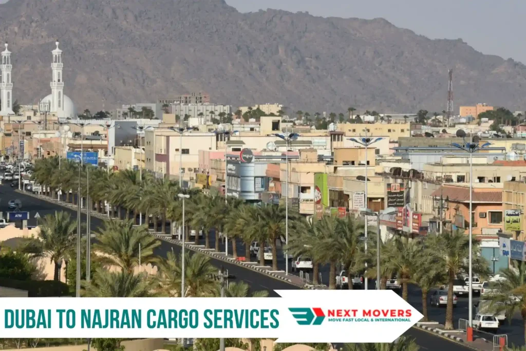 Dubai to Najran Cargo Services