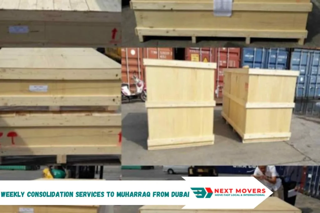 Weekly Consolidation Services to Muharraq from Dubai
